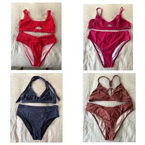 ‼️NEW Cupshe Bikinis (Set of 4!!) – Sized L/XL‼️